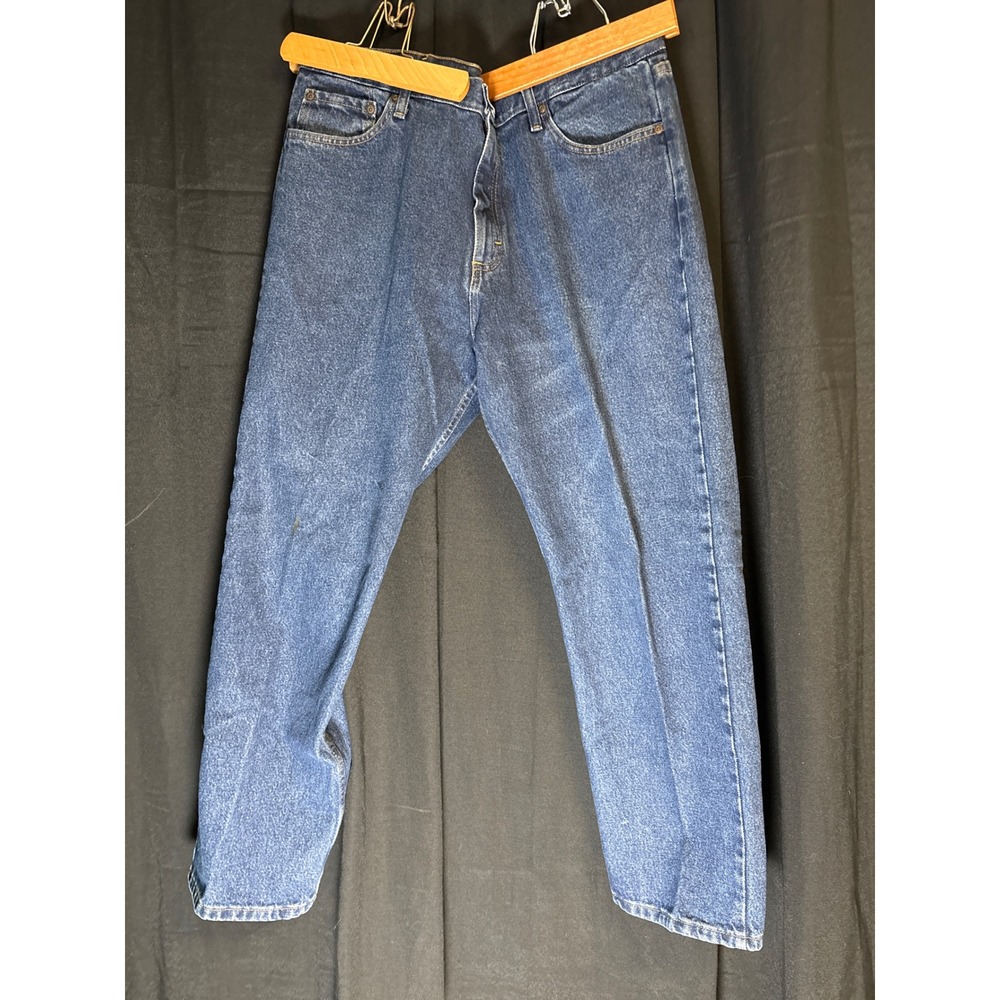 Wrangler Mens Relaxed Fit Blue Denim Jeans 38x29 9760WDR Medium Wash Cotton